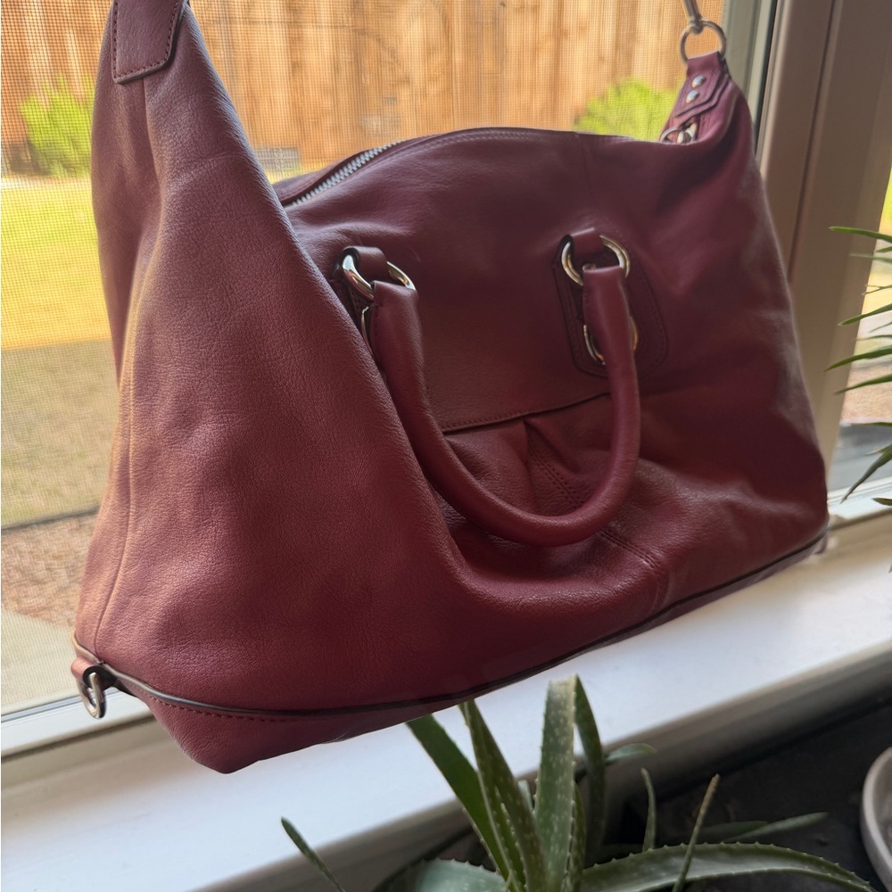 Coach Pink Leather Shoulder Bag